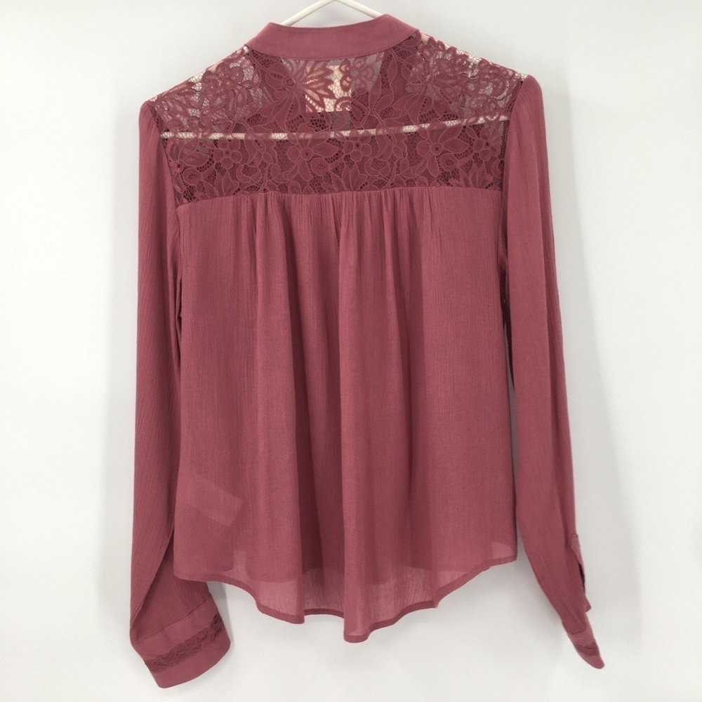 Sadie Robertson Pink Button Down Shirt - Picture 5 of 12
